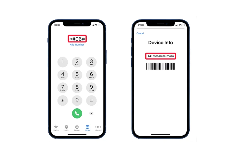 IMEI and Serial Number Verification